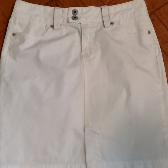 Vintage Gap jeans white skirt - Picture 5 of 8